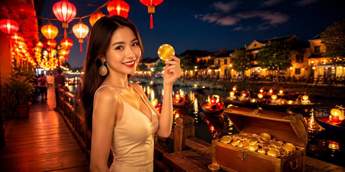 Chợ đêm Hội An về đêm – không khí sôi động gắn liền với cá cược thể thao trực tuyến tại Việt Nam