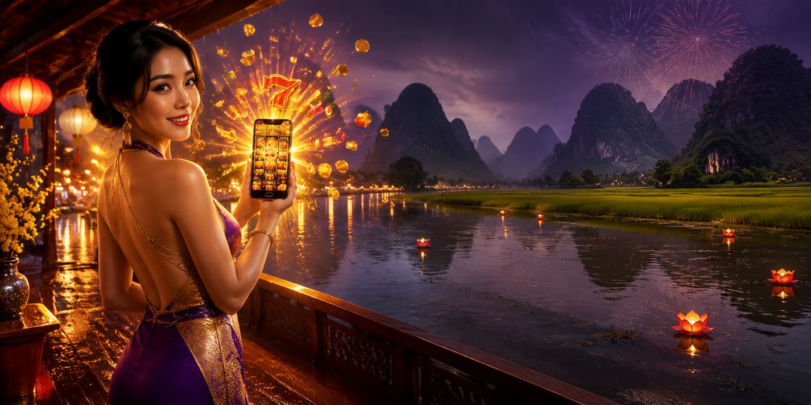 Không khí lễ hội Tết tại Ninh Bình gắn với trải nghiệm giải trí trực tuyến trên điện thoại