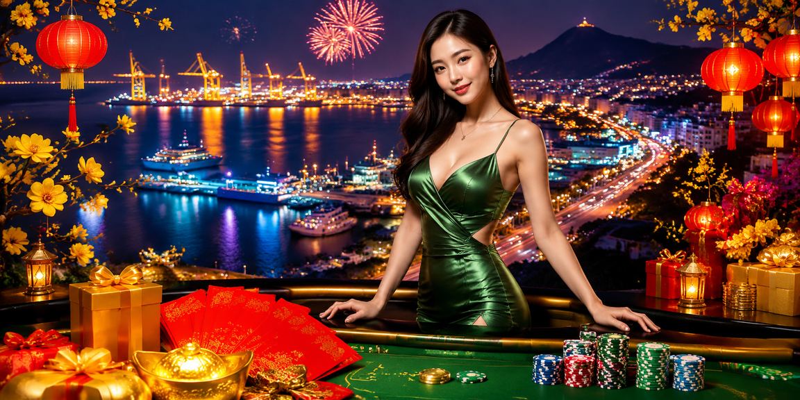 Không khí lễ hội và cá cược trực tuyến tại Vũng Tàu với đèn lồng đỏ đặc trưng